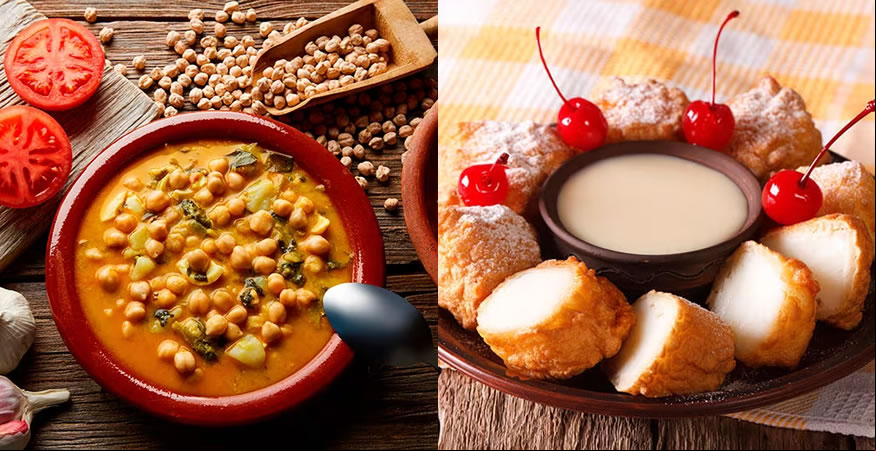 Gastronomía en España para Semana Santa