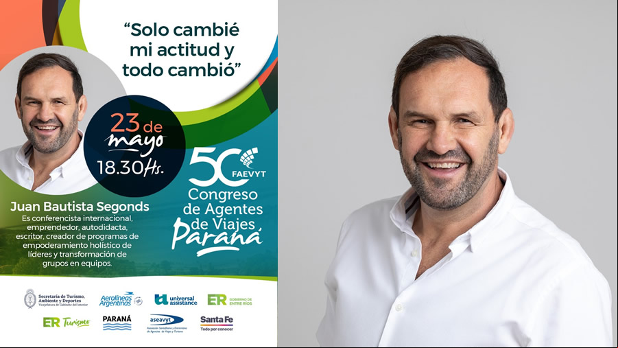 -Actitud positiva y visión de futuro: Juan Bautista Segonds en el Congreso de Agentes de Viajes-