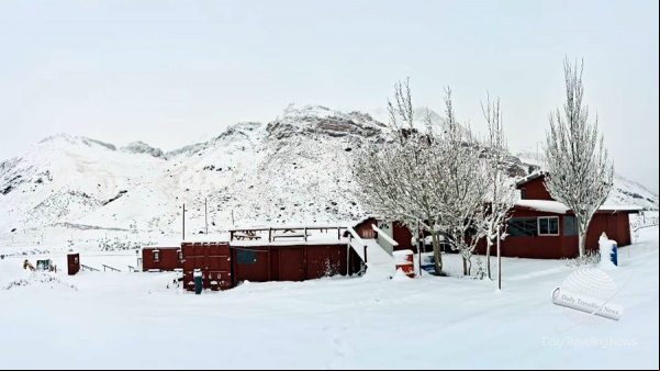 Las nevadas en Los Puquios, Mendoza, prometen una temporada muy buena
