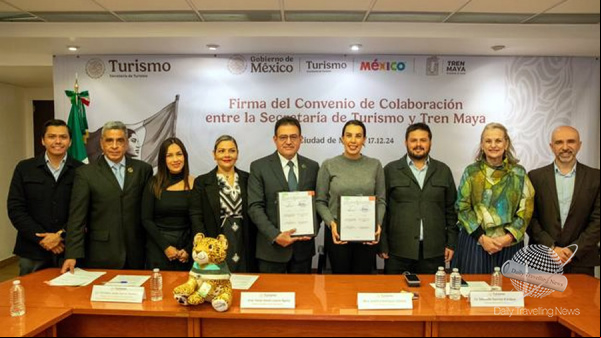 Turismo de México y el Tren Maya firman un acuerdo de colaboración
